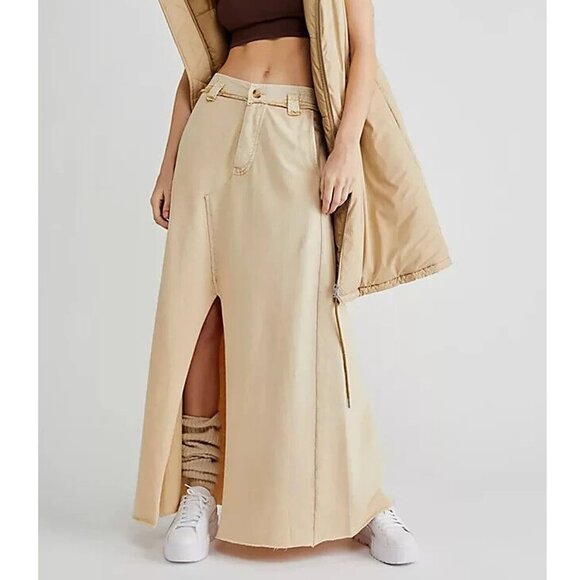 Free People One Kona Maxi Skirt M - Picture 4 of 16